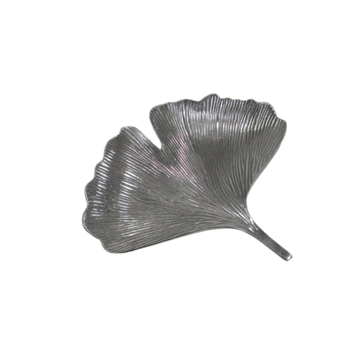 ALUMINIUM LEAF SERVING TRAY (POLISH)
